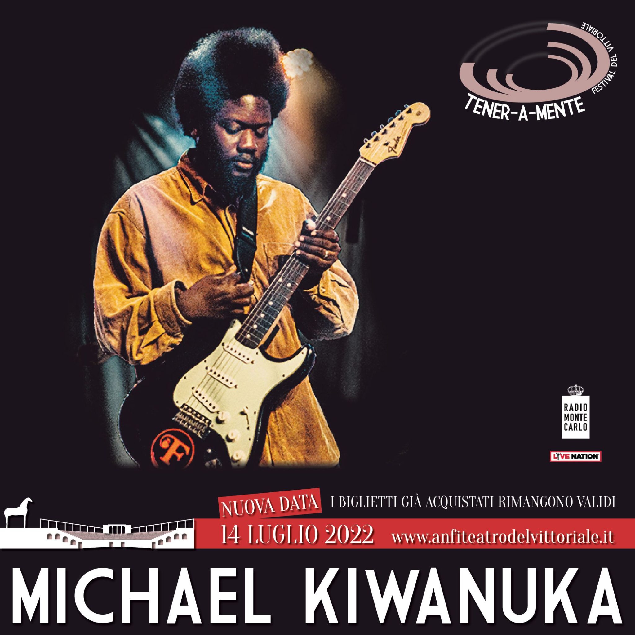 Nuova data concerto Michael Kiwanuka Festival del Vittoriale