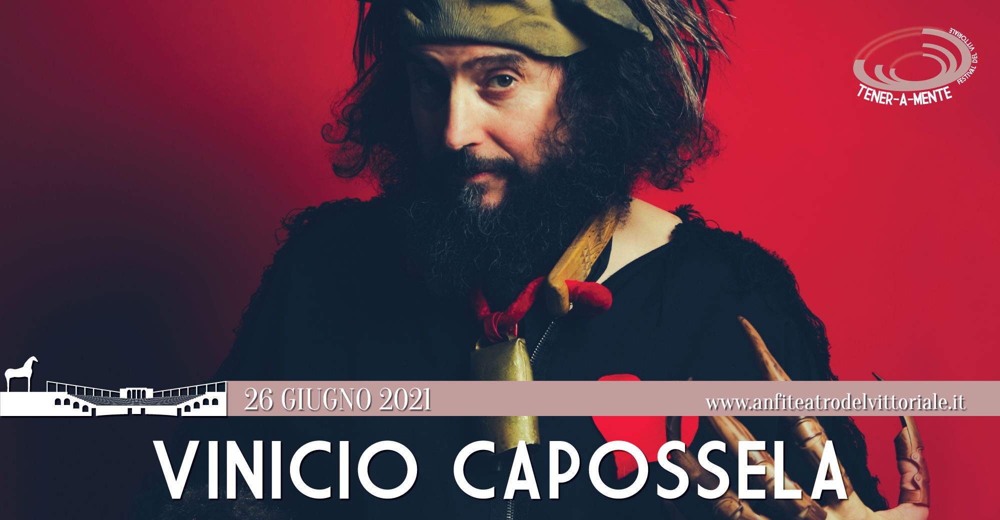 Vinicio Capossela nuovi biglietti per il suo Bestiario d'Amore