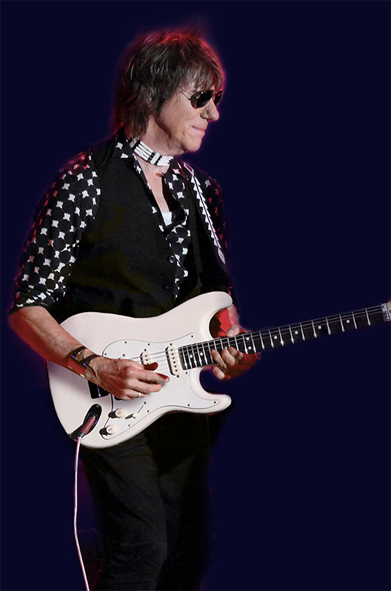 jeff beck con chitarra bianca