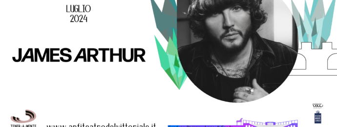 JAMES ARTHUR concerto luglio 2024