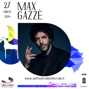 Annuncio Concerto Max Gazzè - Vittoriale degli Italiani