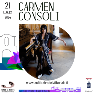 Carmen Consoli in concerto al Vittoriale